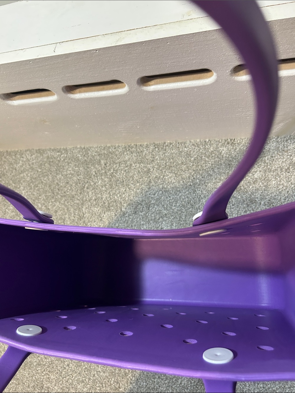 Beach Bag Purple Everyday Eva Tote Bag - Picture 4 of 6